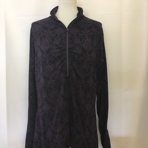 Athleta long sleeve 3/4 zip
